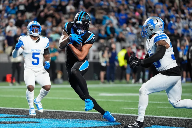 Panthers torch Detroit's secondary
